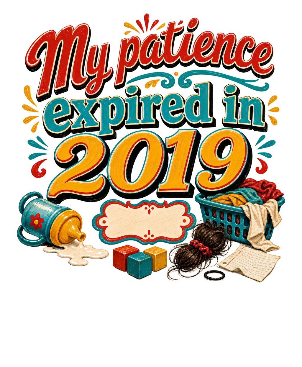 My patience expired in 2019 Sticker