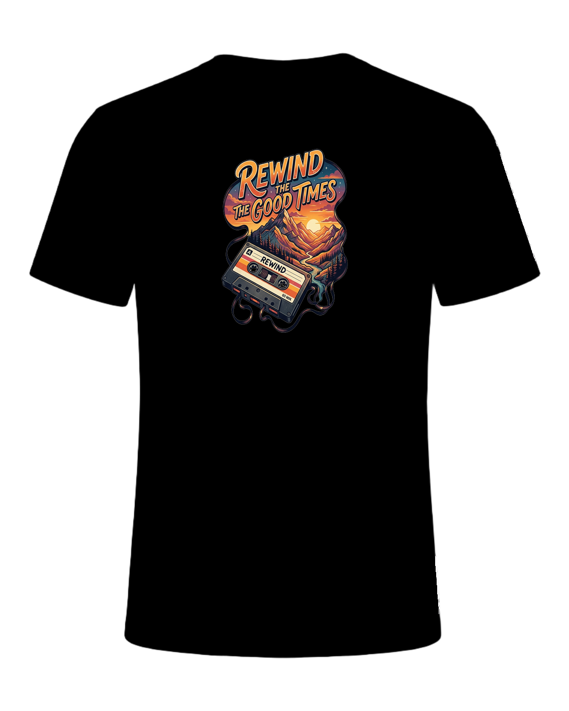 Cassette Tape Nostalgia — Black