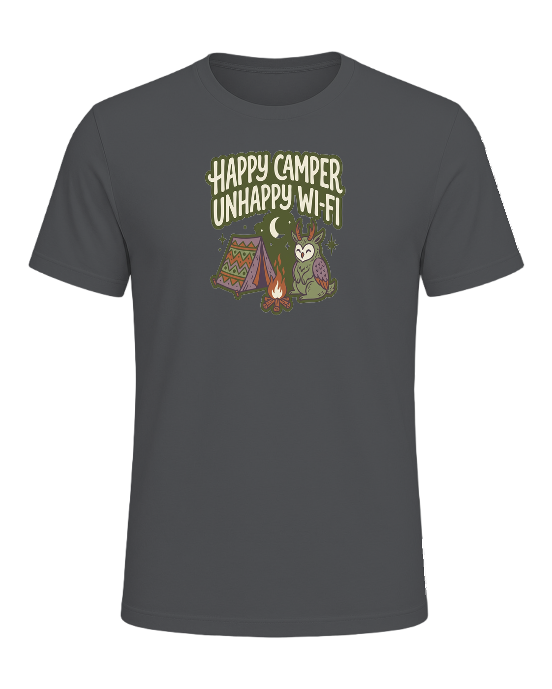 HAPPY CAMPER UNHAPPY WI-FI — Asphalt