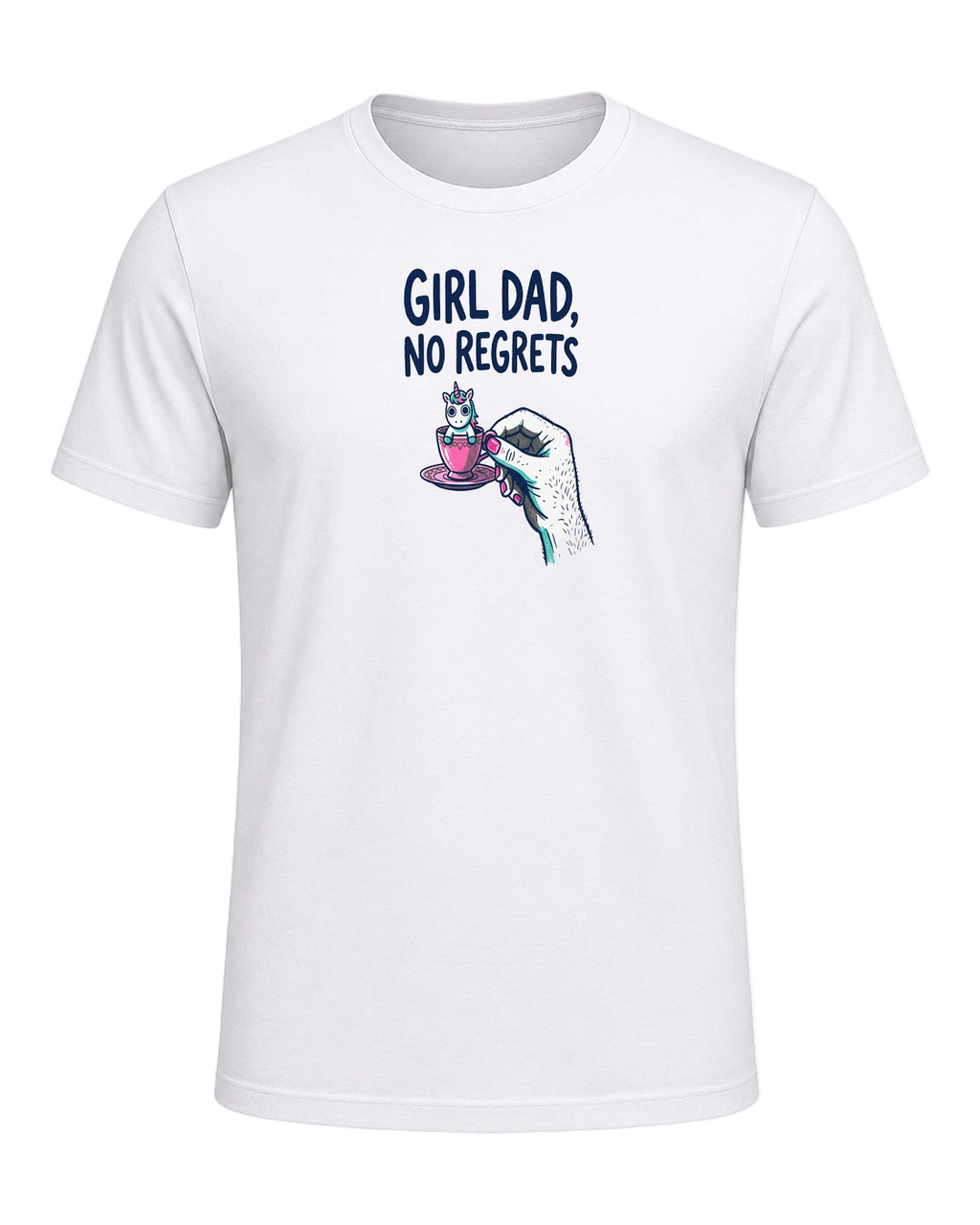 GIRL DAD, NO REGRETS — White