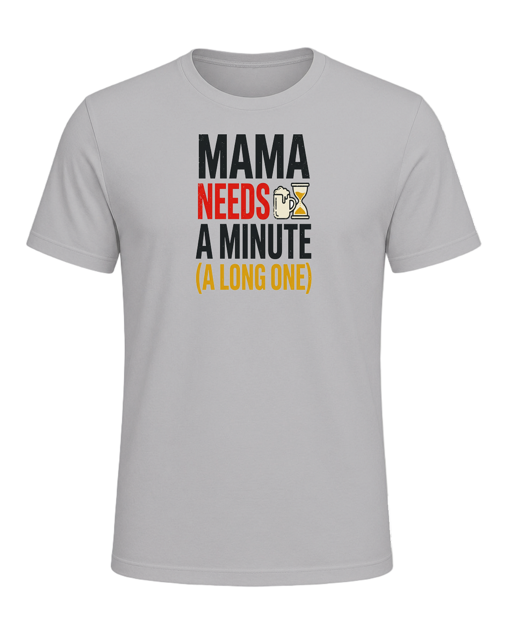 Mama needs a minute (a long one) — Athletic Heather