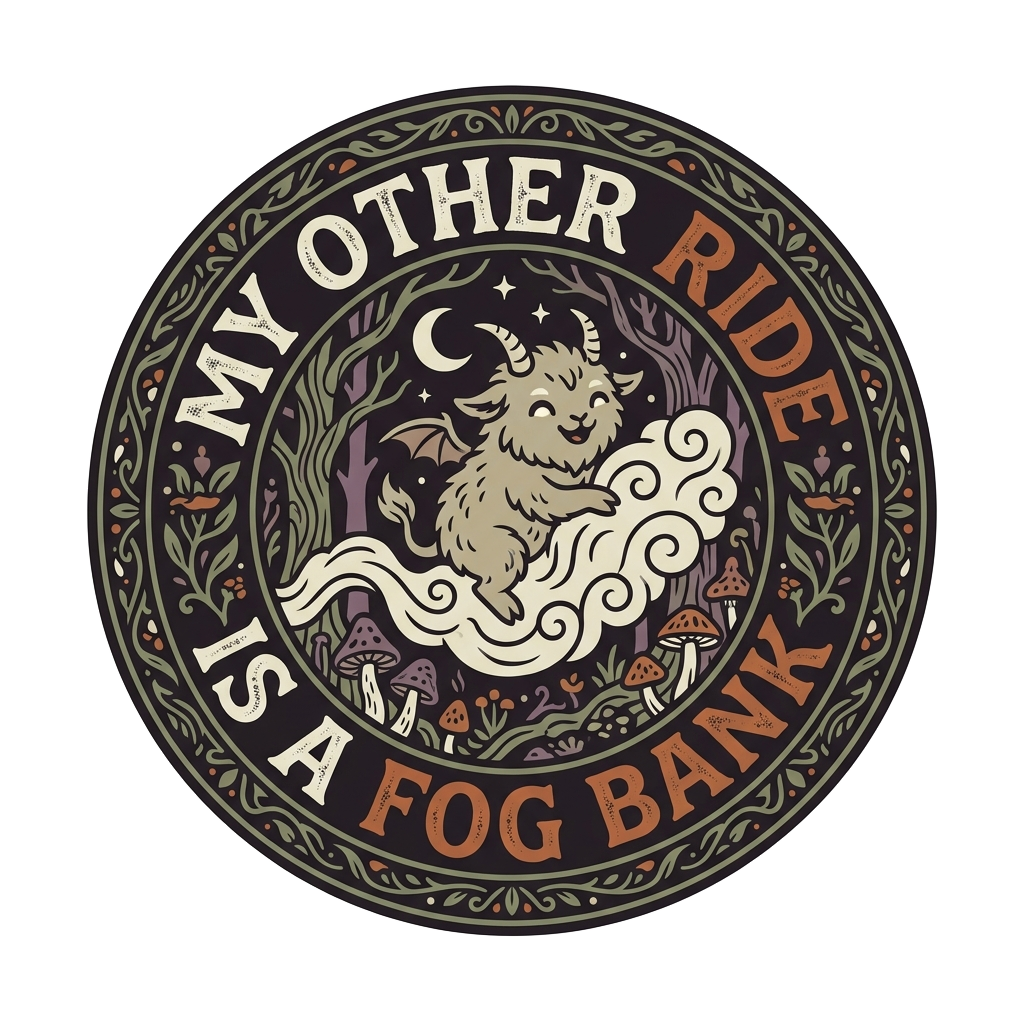 MY OTHER RIDE IS A FOG BANK