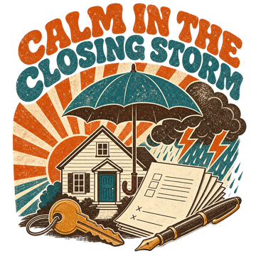 Loan Officer Gift T-Shirt — Calm in the Closing Storm
