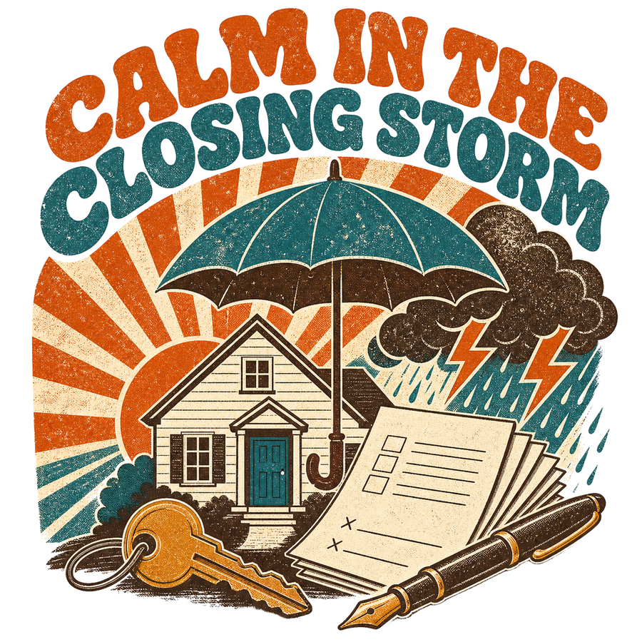 Loan Officer Gift T-Shirt — Calm in the Closing Storm