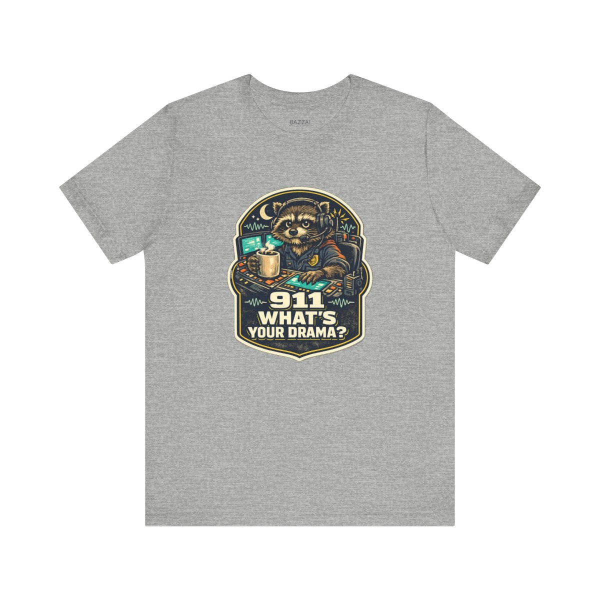 Dispatcher Humor T-Shirt — 911 What's Your Drama? — t-shirt design by Hank