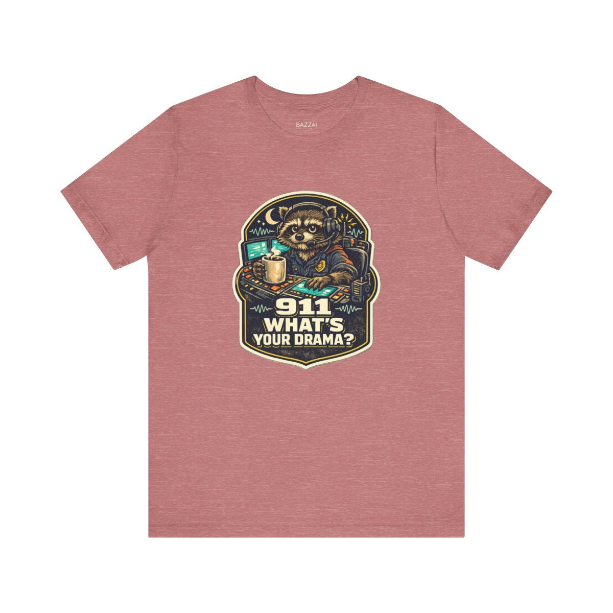 Dispatcher Humor T-Shirt — 911 What's Your Drama? — t-shirt design by Hank