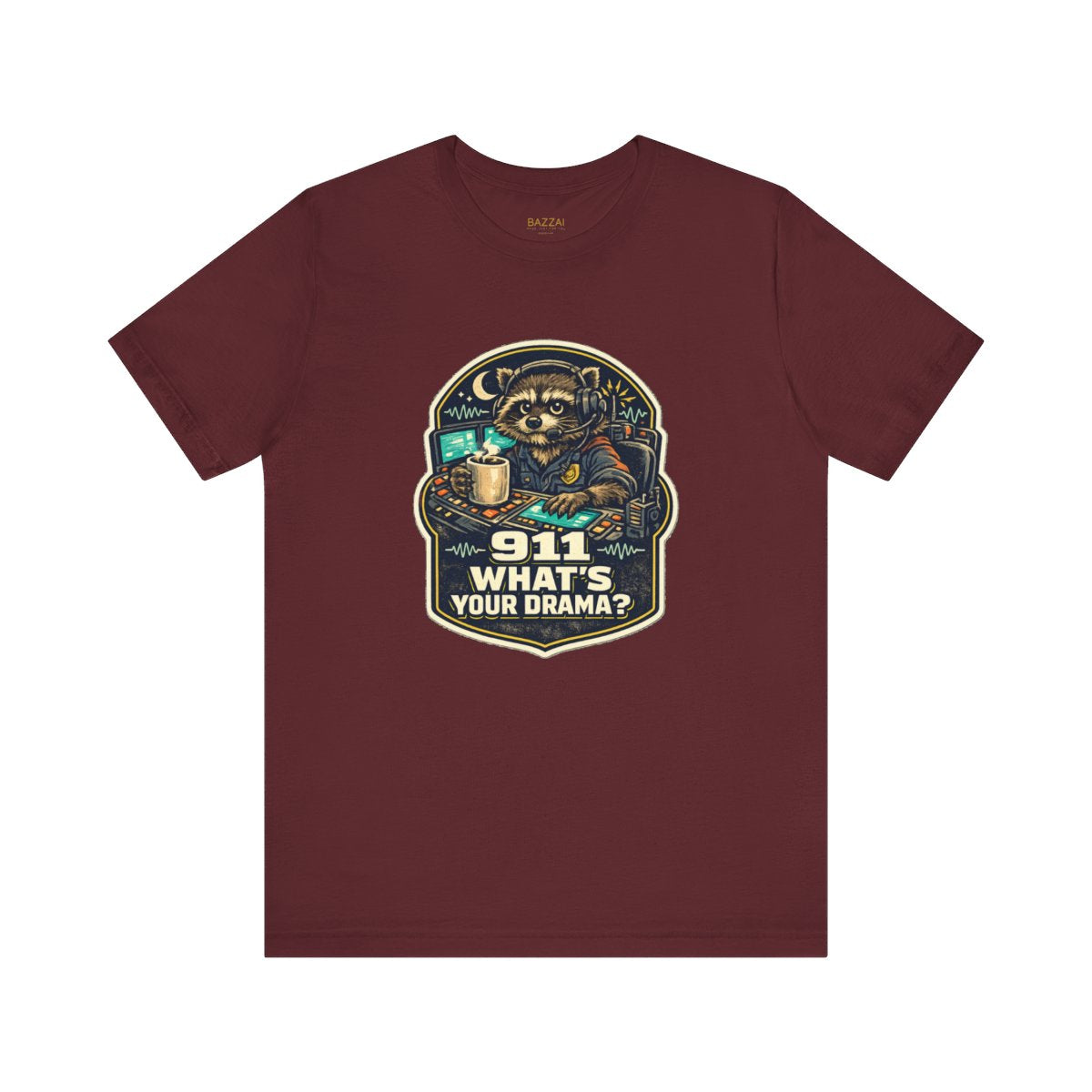 Dispatcher Humor T-Shirt — 911 What's Your Drama? — t-shirt design by Hank