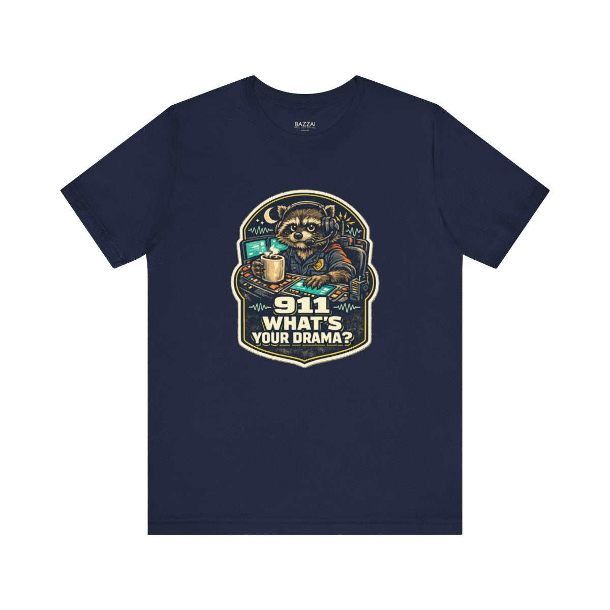 Dispatcher Humor T-Shirt — 911 What's Your Drama? — t-shirt design by Hank