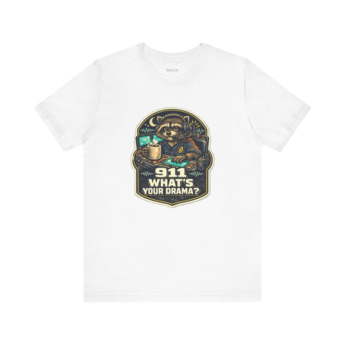 Dispatcher Humor T-Shirt — 911 What's Your Drama? — t-shirt design by Hank