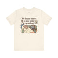 Truck Driver T-Shirt — 34-Hour Reset Is My Only Vacation — t-shirt design
