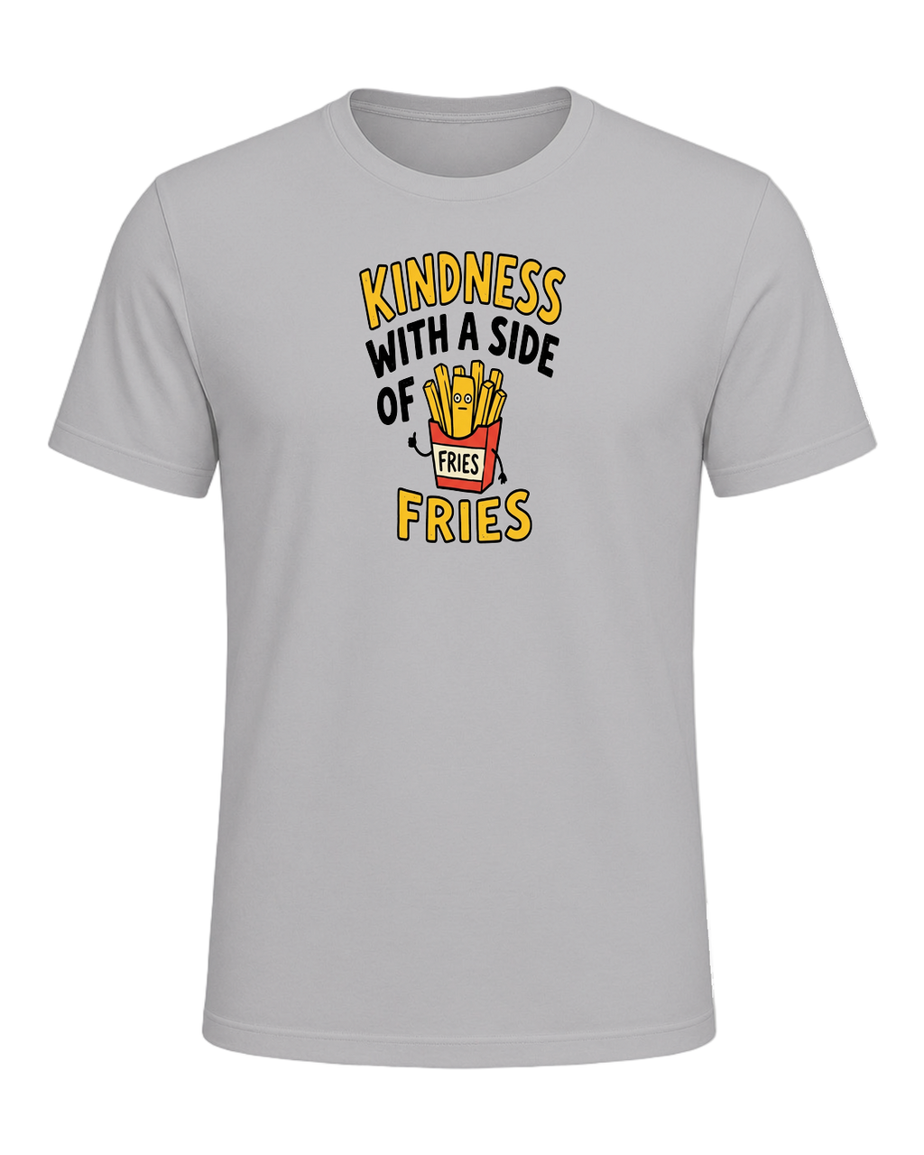 KINDNESS WITH A SIDE OF FRIES — Athletic Heather