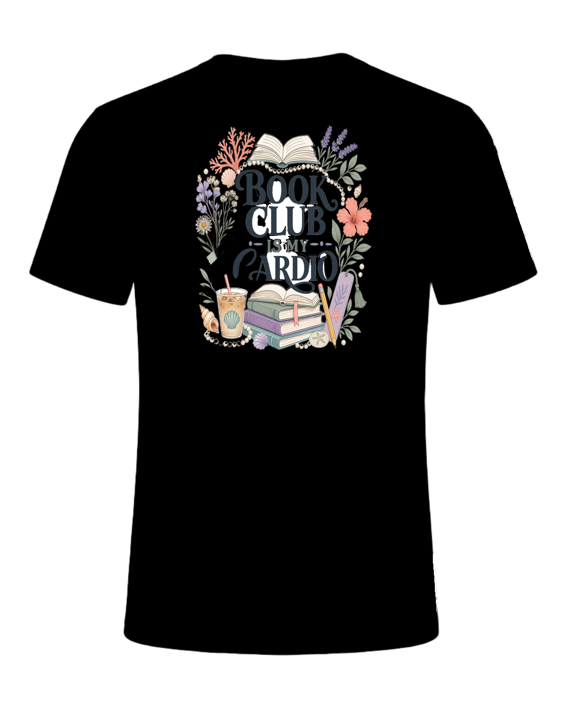 BOOK CLUB IS MY CARDIO — Black