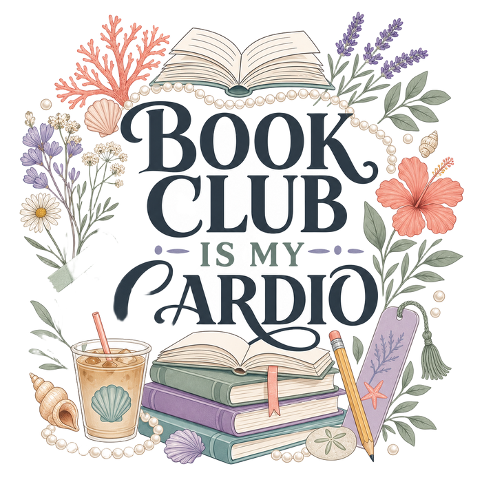 BOOK CLUB IS MY CARDIO - Distressed Vintage Tee