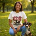 Funny Dachshund T-Shirt — My Wiener Dog Runs the Household — dachshund t-shirt design