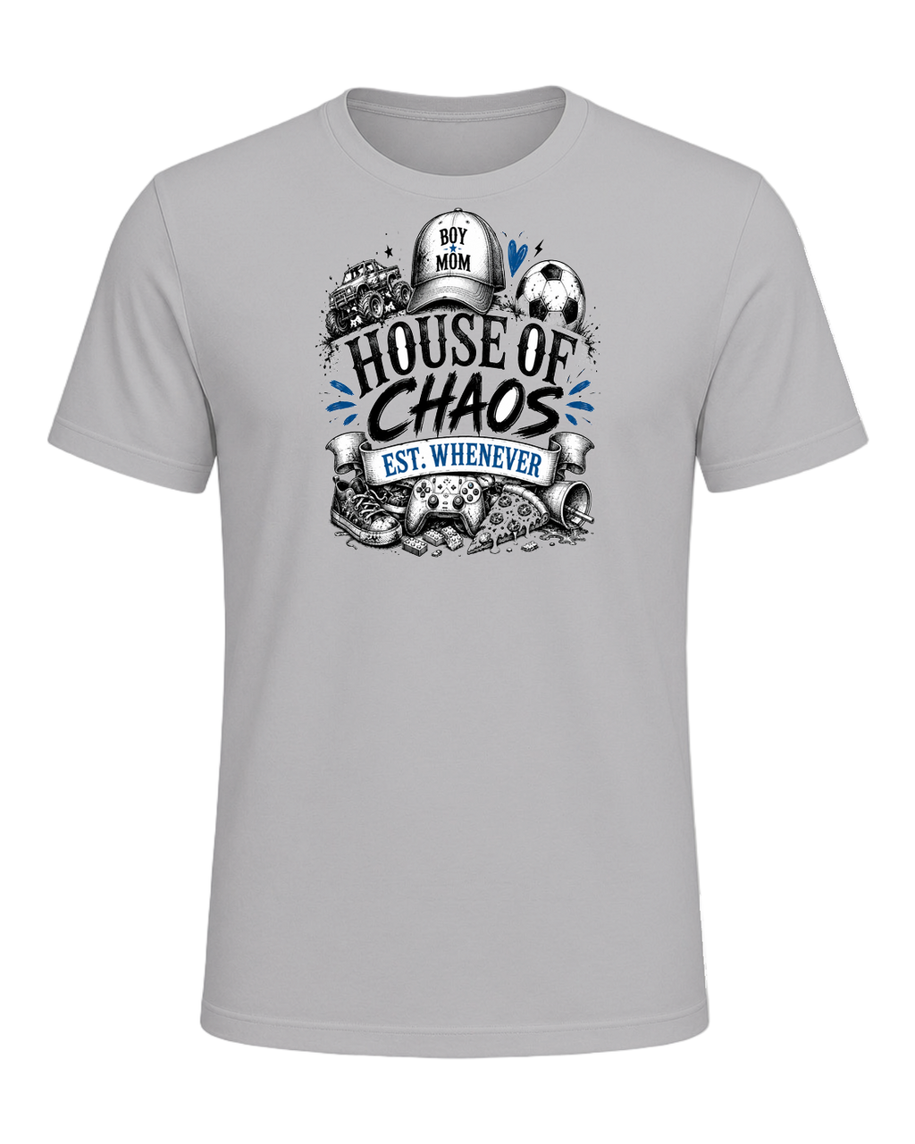 HOUSE OF CHAOS, EST. WHENEVER — Athletic Heather