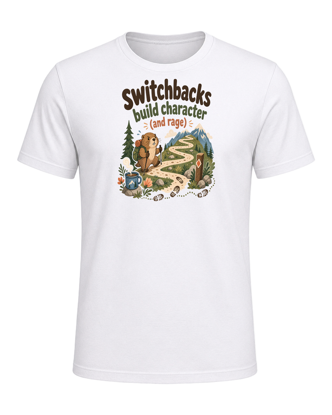 switchbacks build character (and rage) — White
