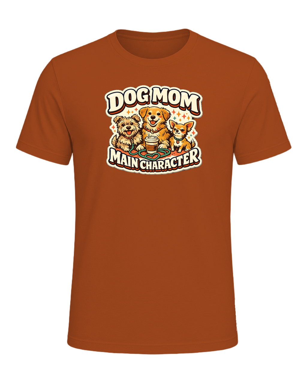 Dog Mom Main Character Tee — Autumn