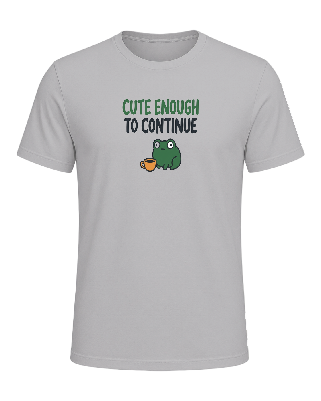 CUTE ENOUGH TO CONTINUE — Athletic Heather