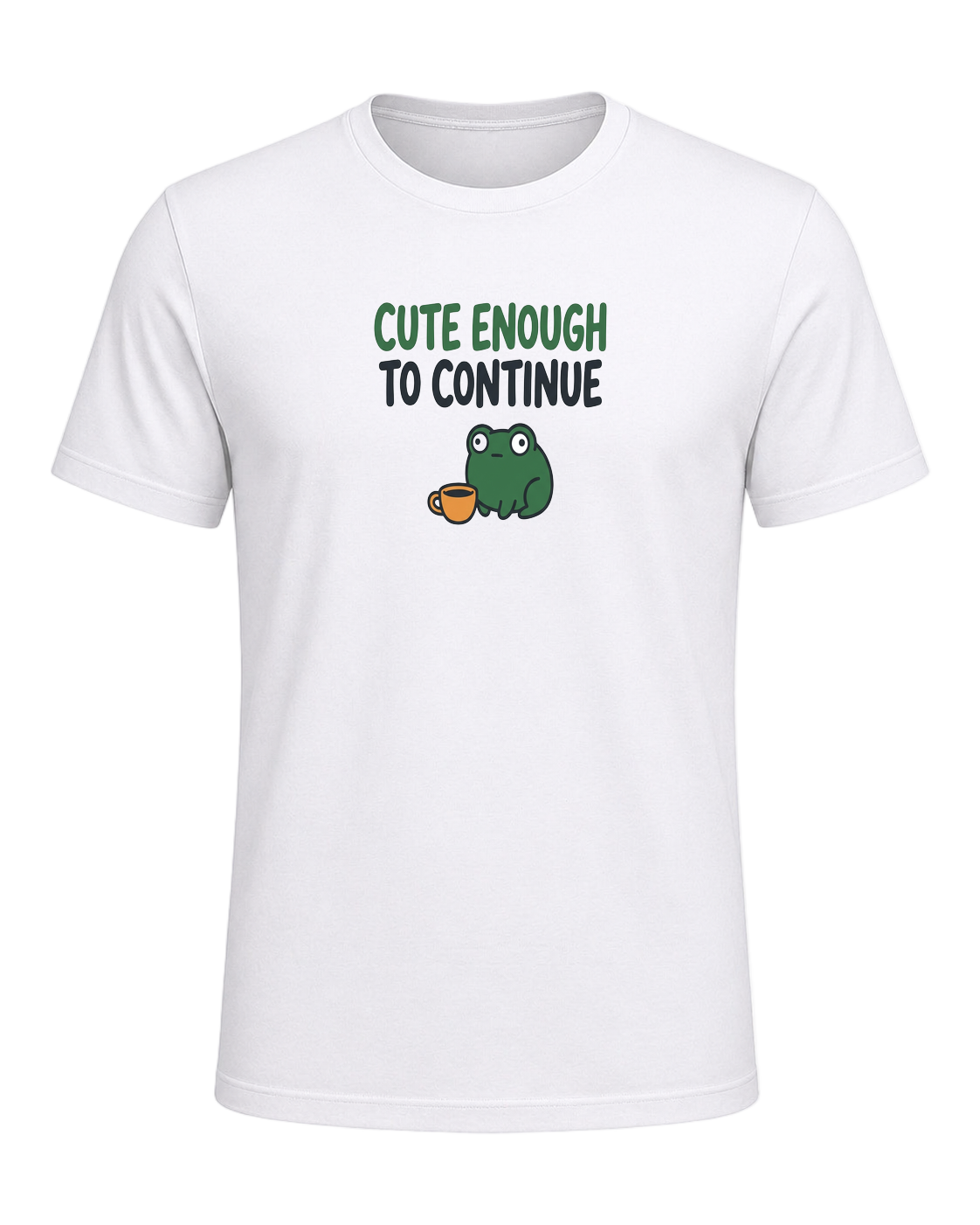 CUTE ENOUGH TO CONTINUE — White