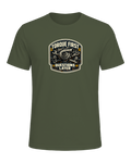 Torque First Questions Later Tee — Military Green