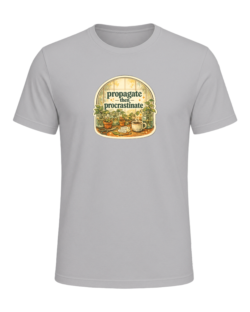 Propagate Then Procrastinate Tee — Athletic Heather