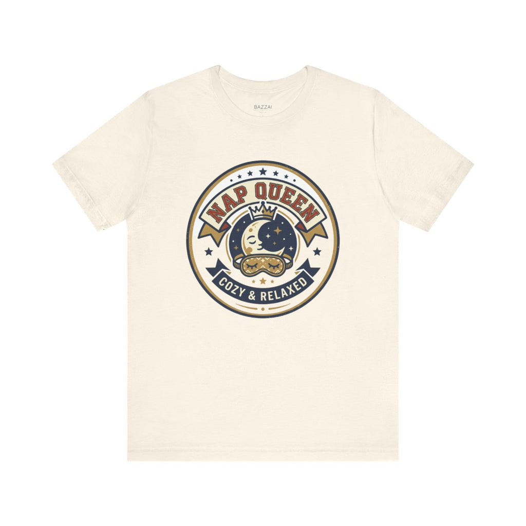 Funny Nap T-Shirt — Nap Queen — relax chill t-shirt design