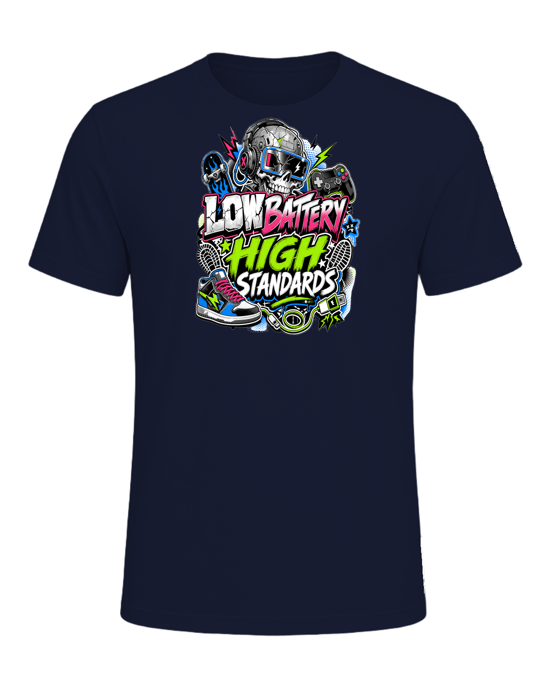 LOW BATTERY HIGH STANDARDS — Navy