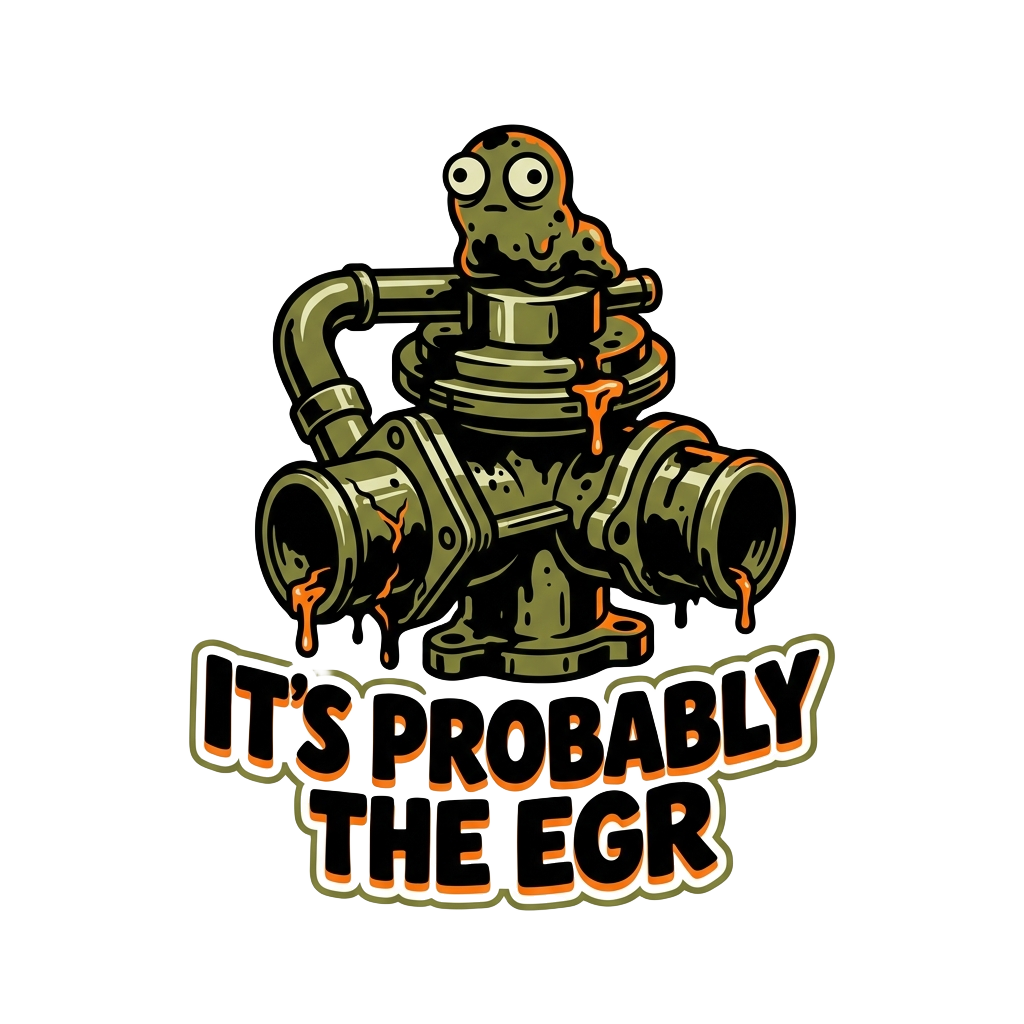 IT'S PROBABLY THE EGR