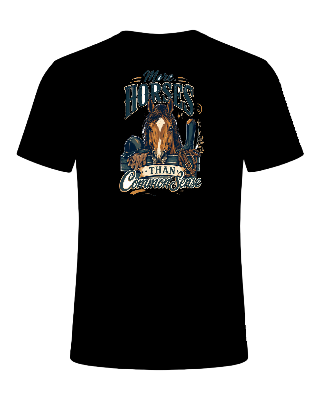 More Horses Than Common Sense — Black