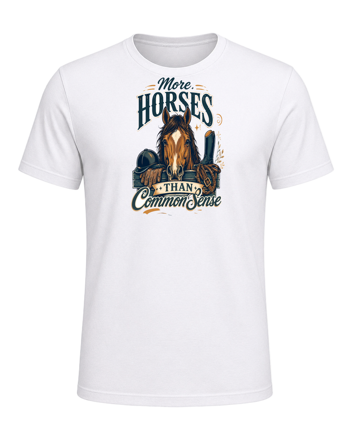 More Horses Than Common Sense — White