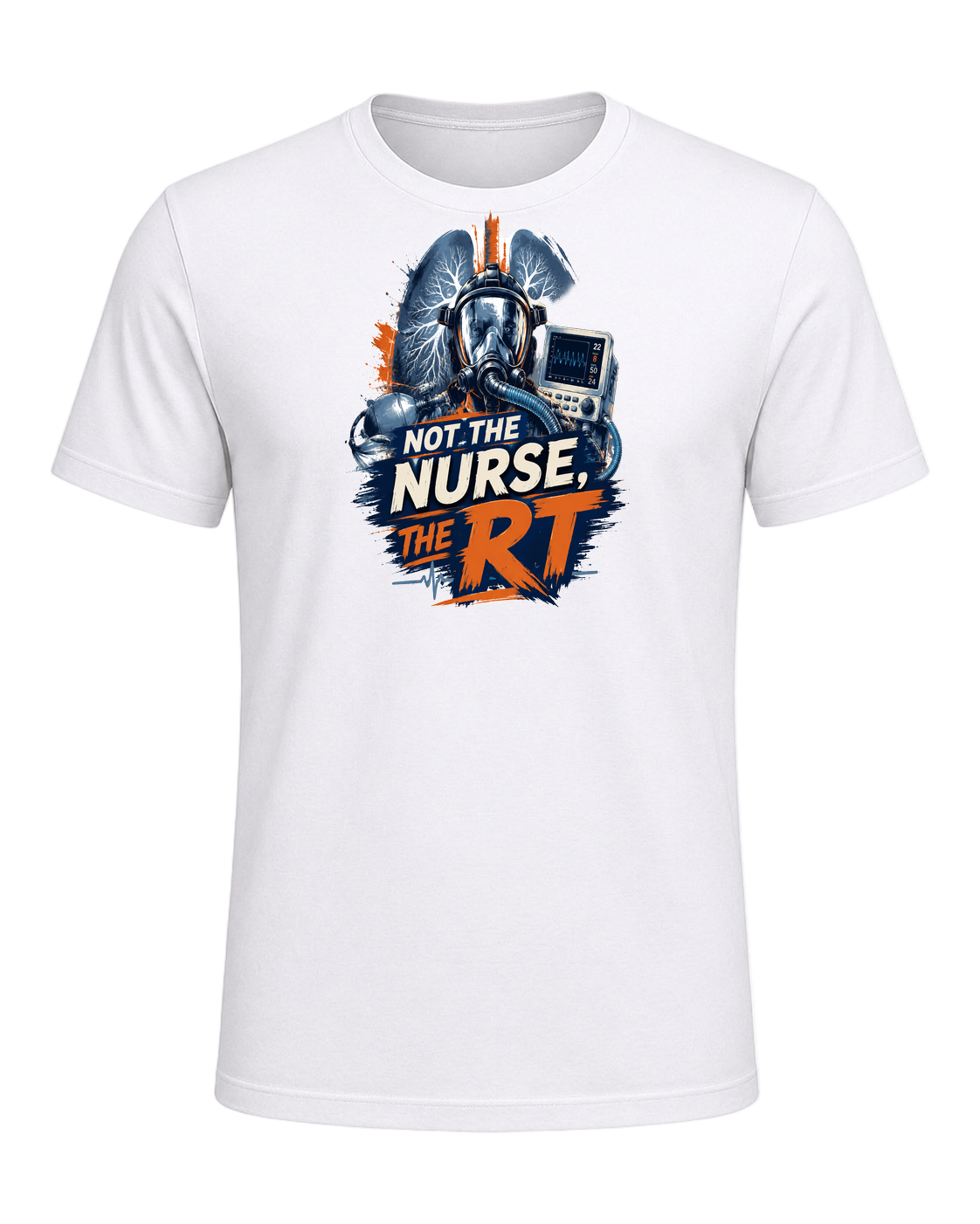 NOT THE NURSE, THE RT — White