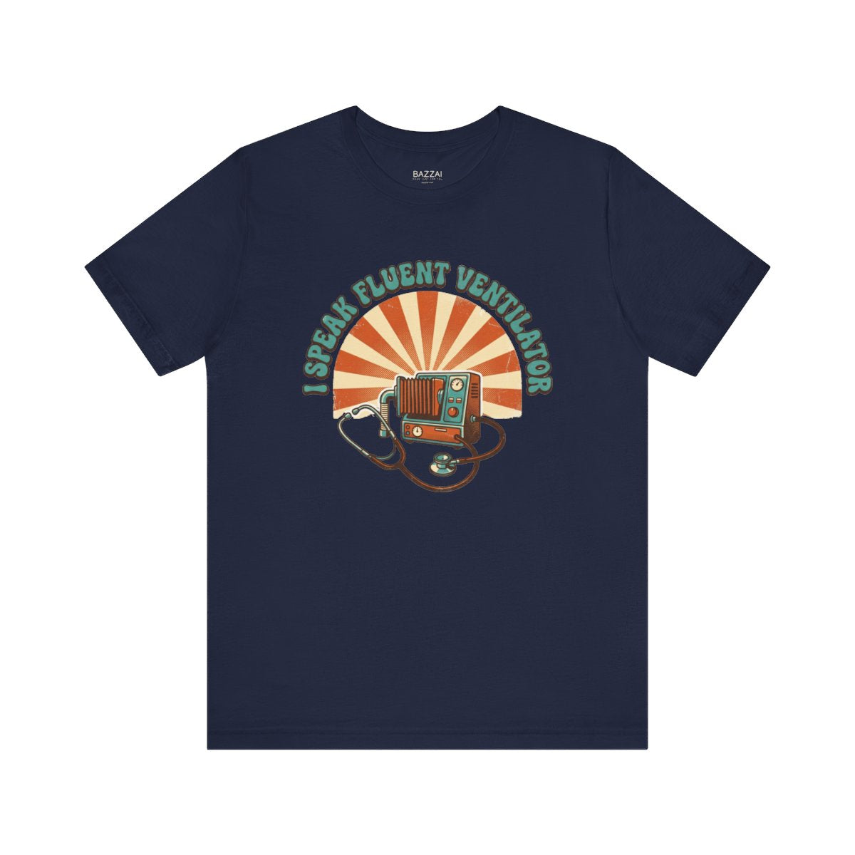 ICU Nurse T-Shirt — I Speak Fluent Ventilator — t-shirt design