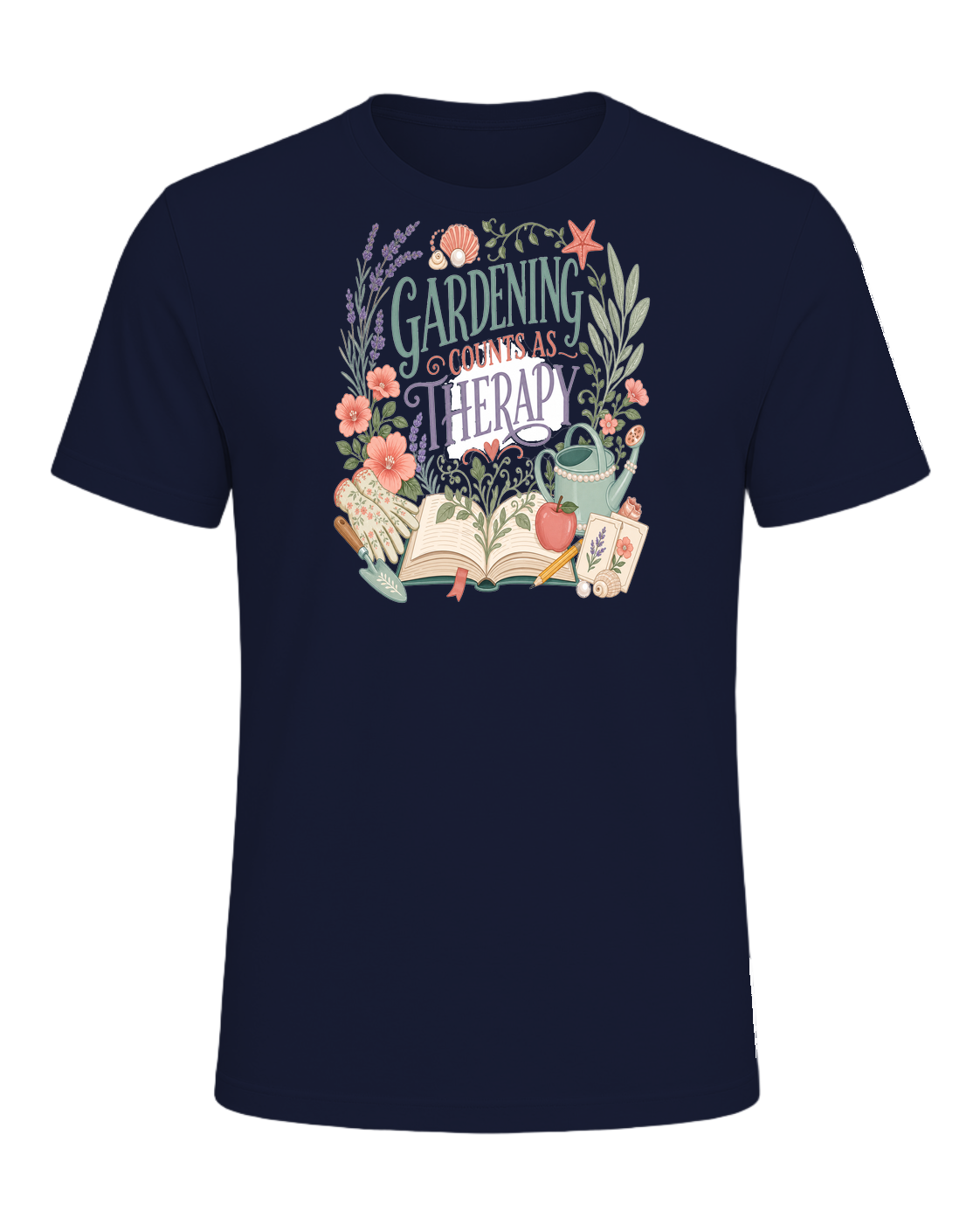 GARDENING COUNTS AS THERAPY — Navy