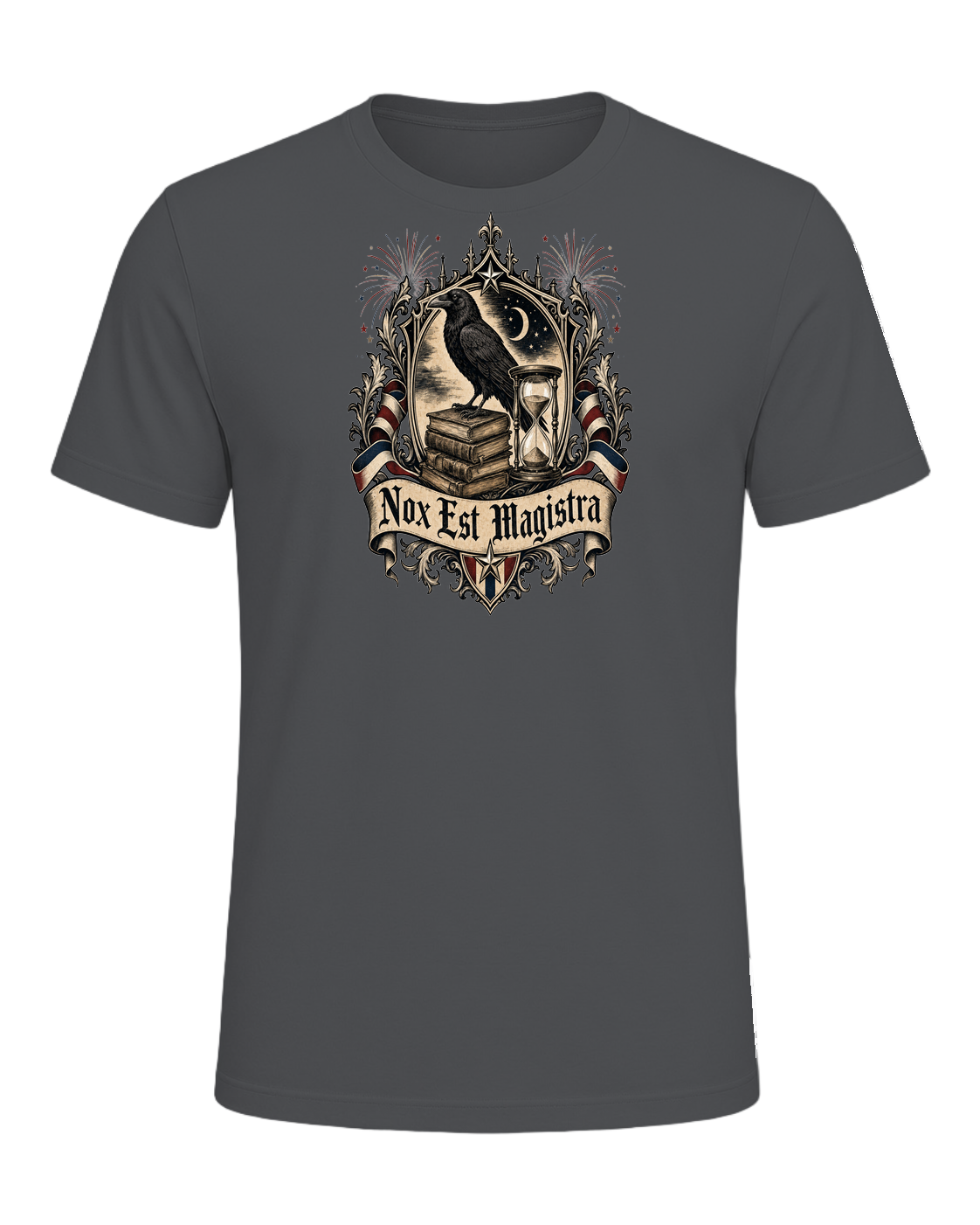 Latin Motto Crest — Asphalt