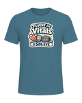 Fluent In Vitals & Side-eye Tee — Heather Deep Teal