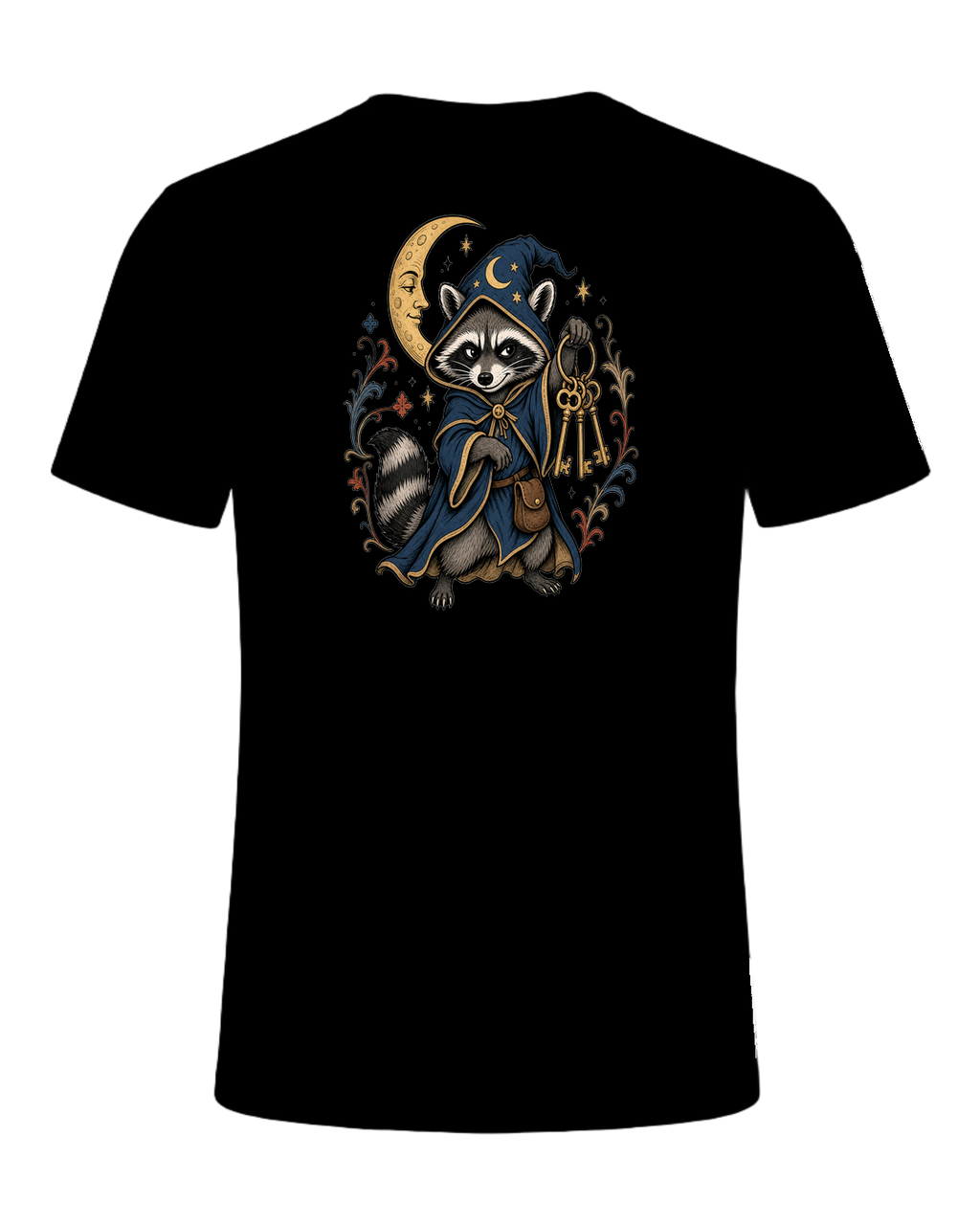 Raccoon Wizard Energy — Black