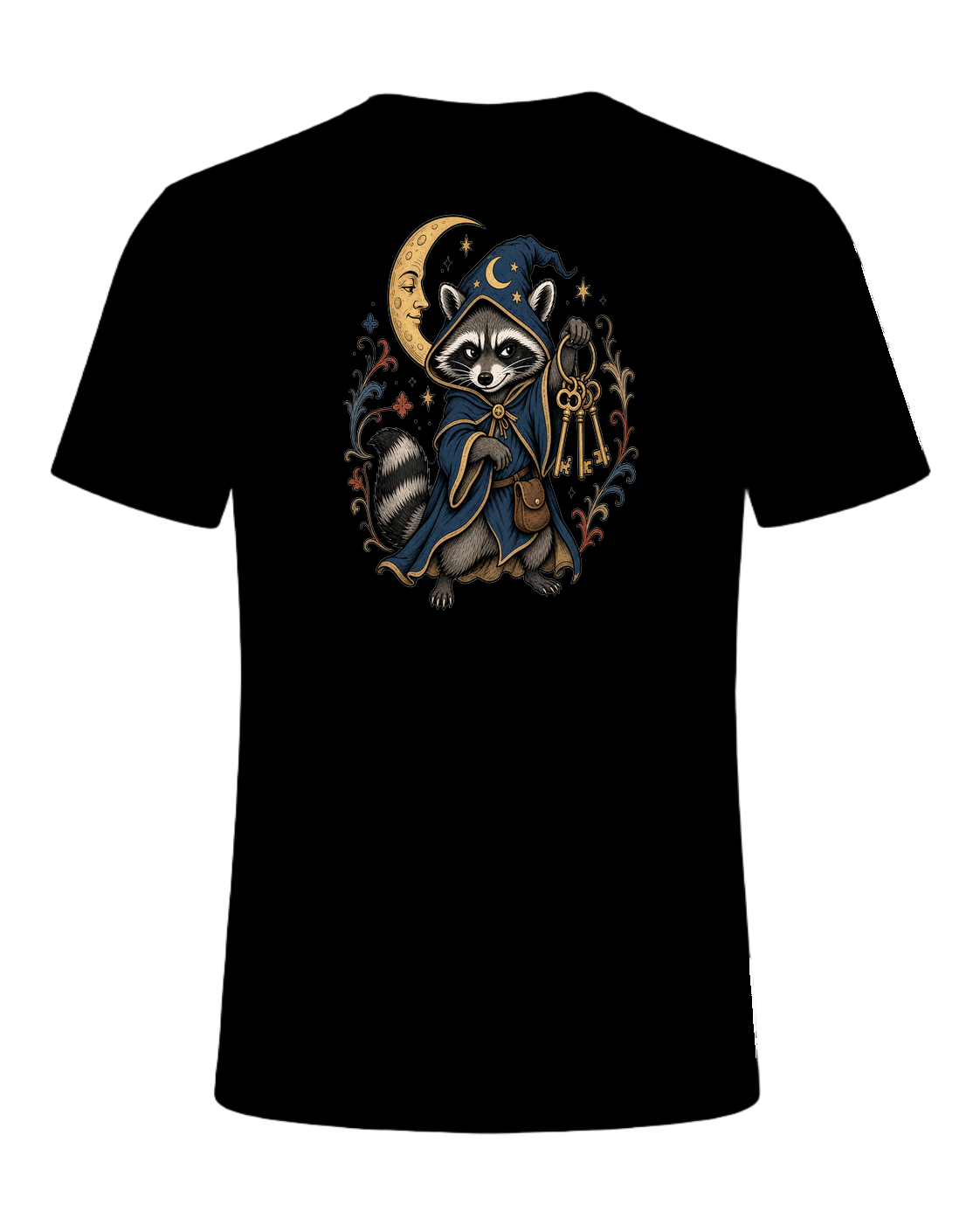 Raccoon Wizard Energy — Black