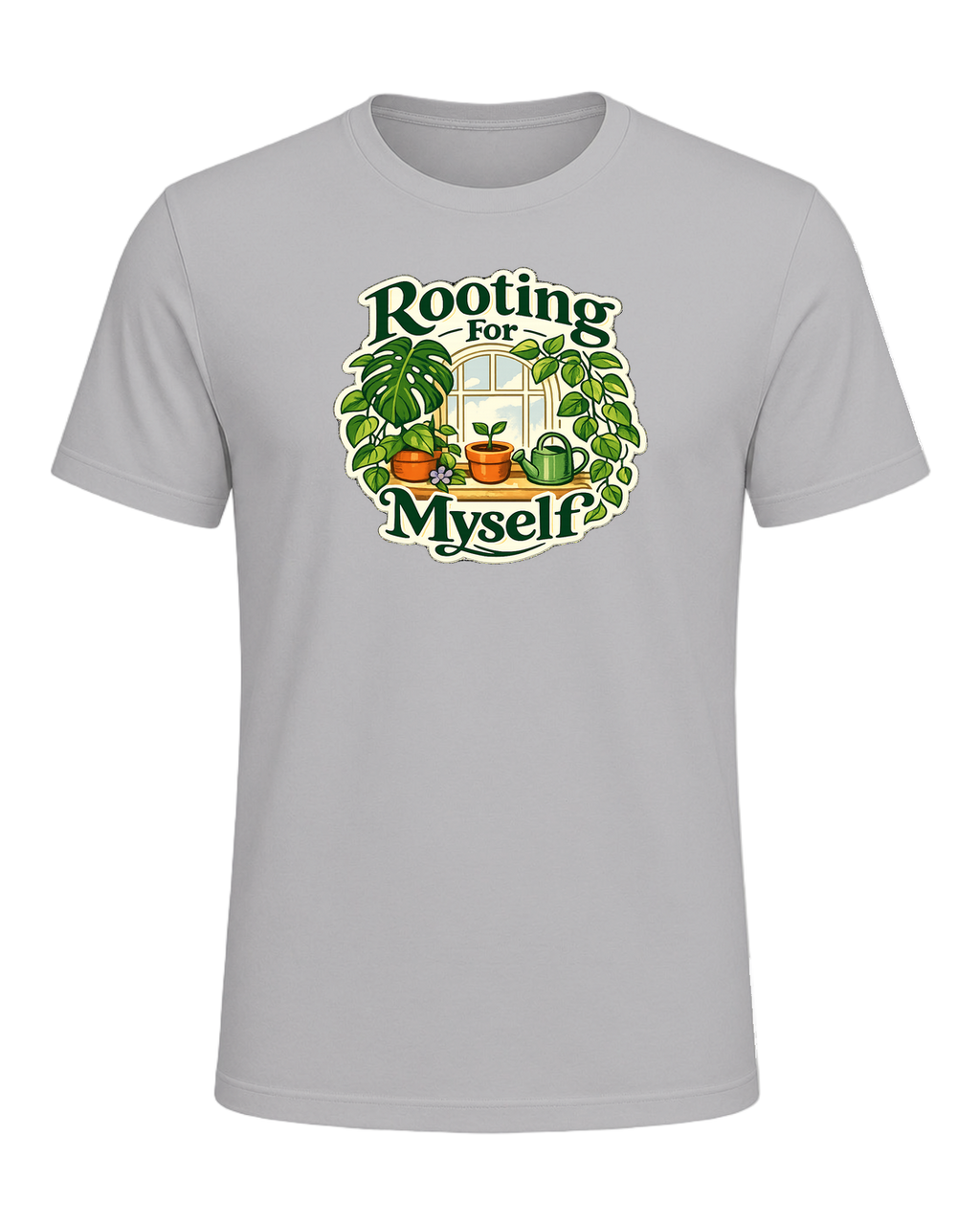 Rooting For Myself Tee — Athletic Heather