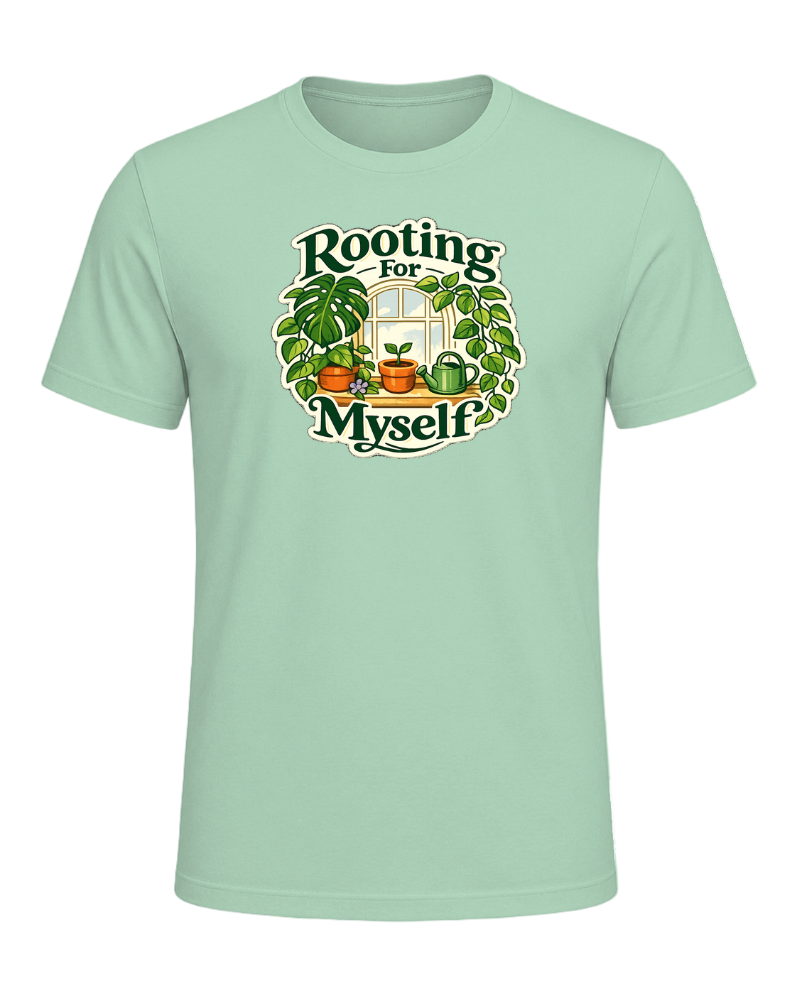 Rooting For Myself Tee — Mint