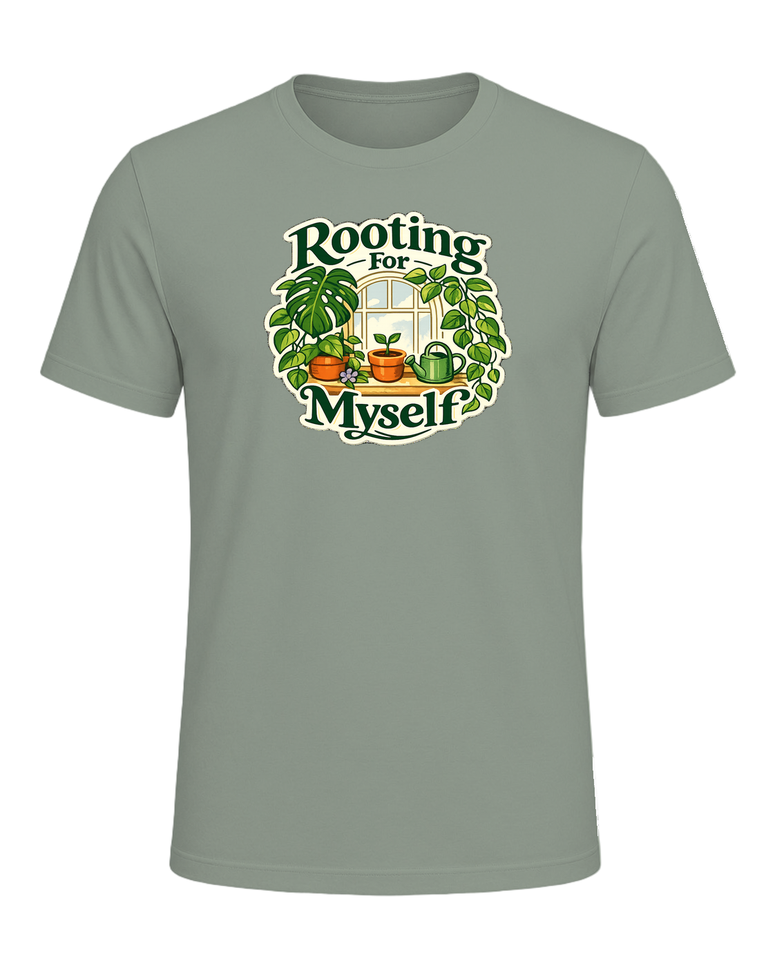 Rooting For Myself Tee — Sage