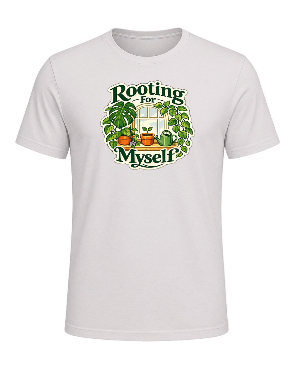 Rooting For Myself Tee — Vintage White