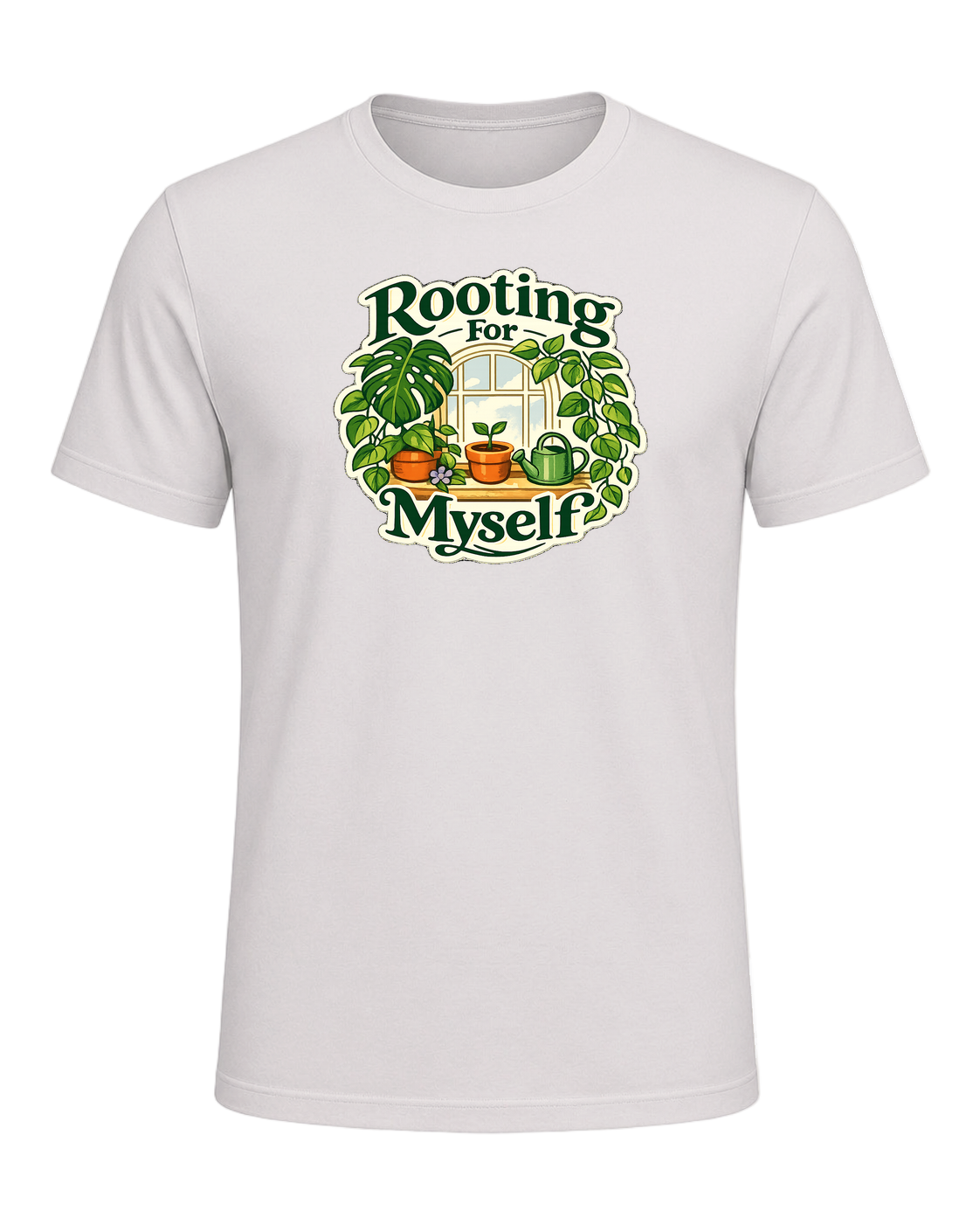 Rooting For Myself Tee — Vintage White