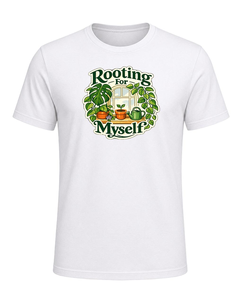 Rooting For Myself Tee — White