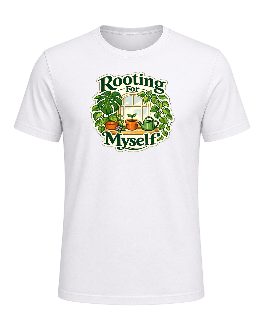 Rooting For Myself Tee — White