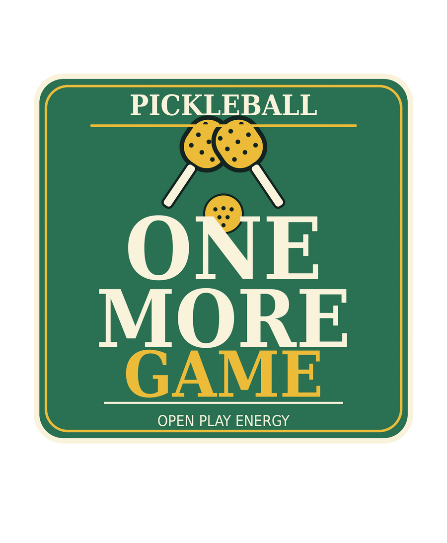 One More Game Oversized Pickleball Tee
