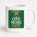 One More Game Oversized Pickleball Tee Mug