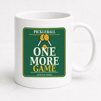 One More Game Oversized Pickleball Mug