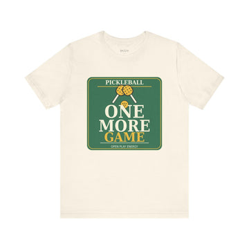 Pickleball Life T-Shirt — One More Game Oversized Pickleball