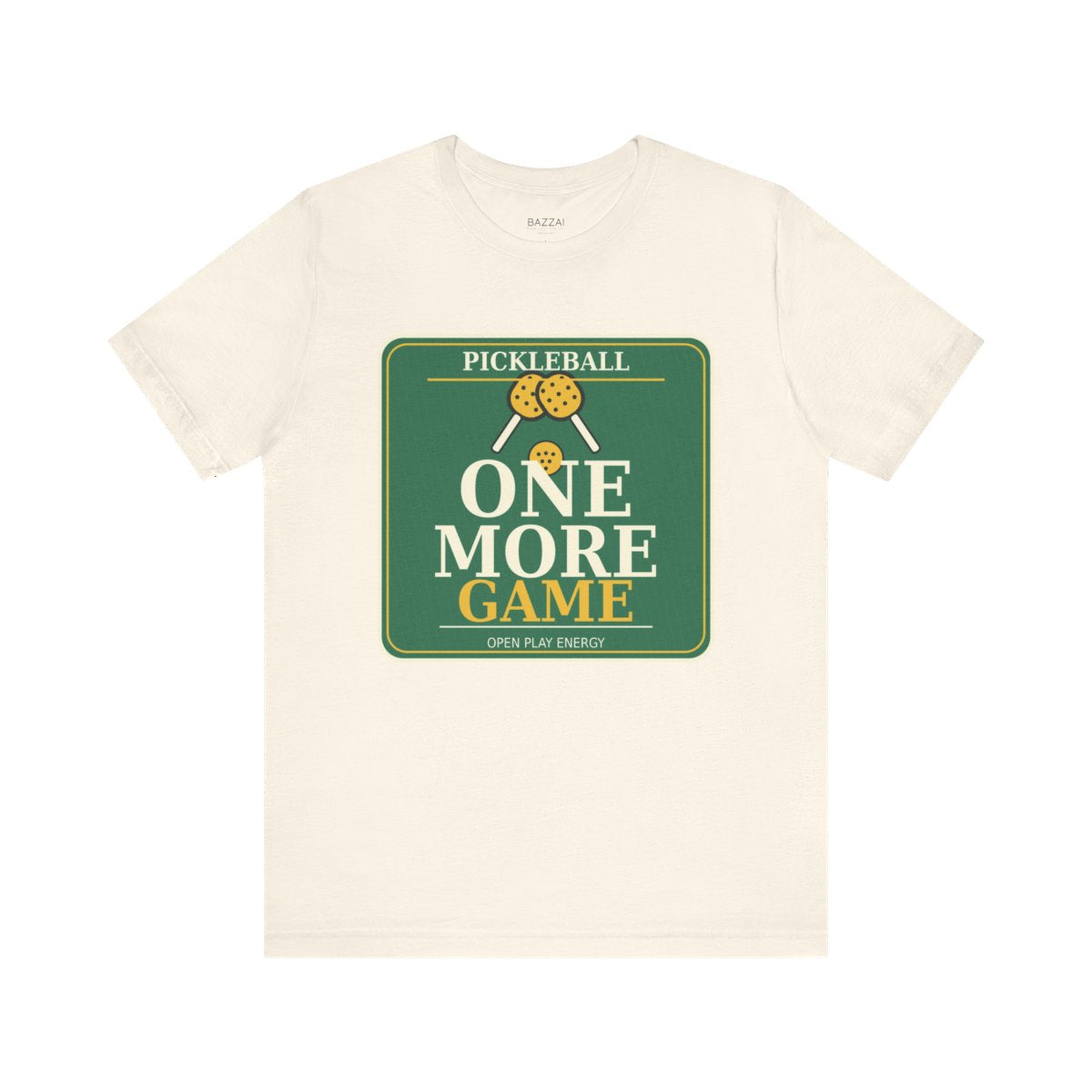 Pickleball Life T-Shirt — One More Game Oversized Pickleball — pickleball t-shirt design