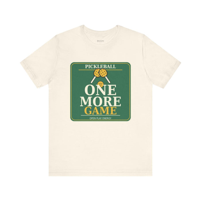 Pickleball Life T-Shirt — One More Game Oversized Pickleball